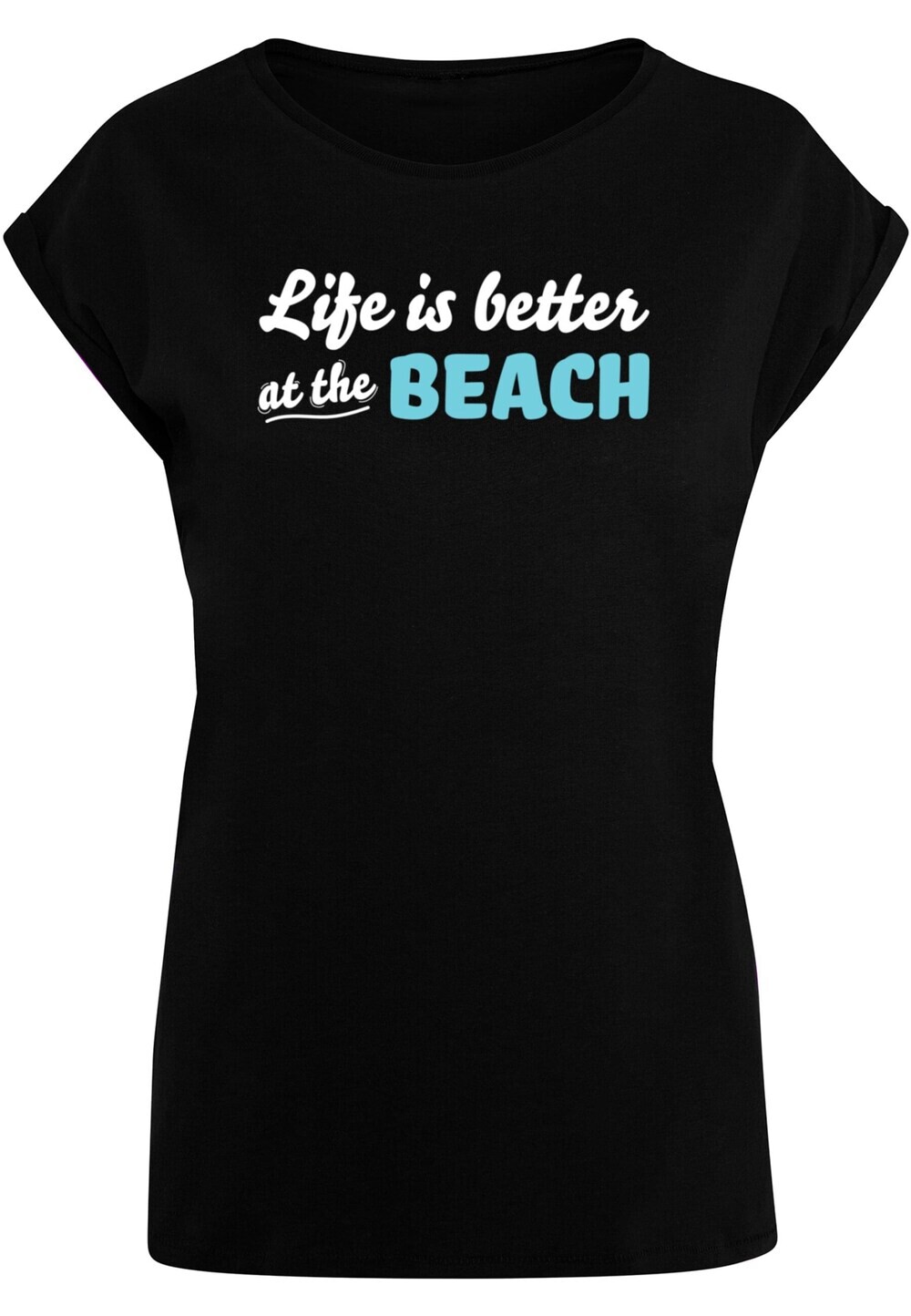 

Рубашка Merchcode Summer - Life is better at the beach, черный