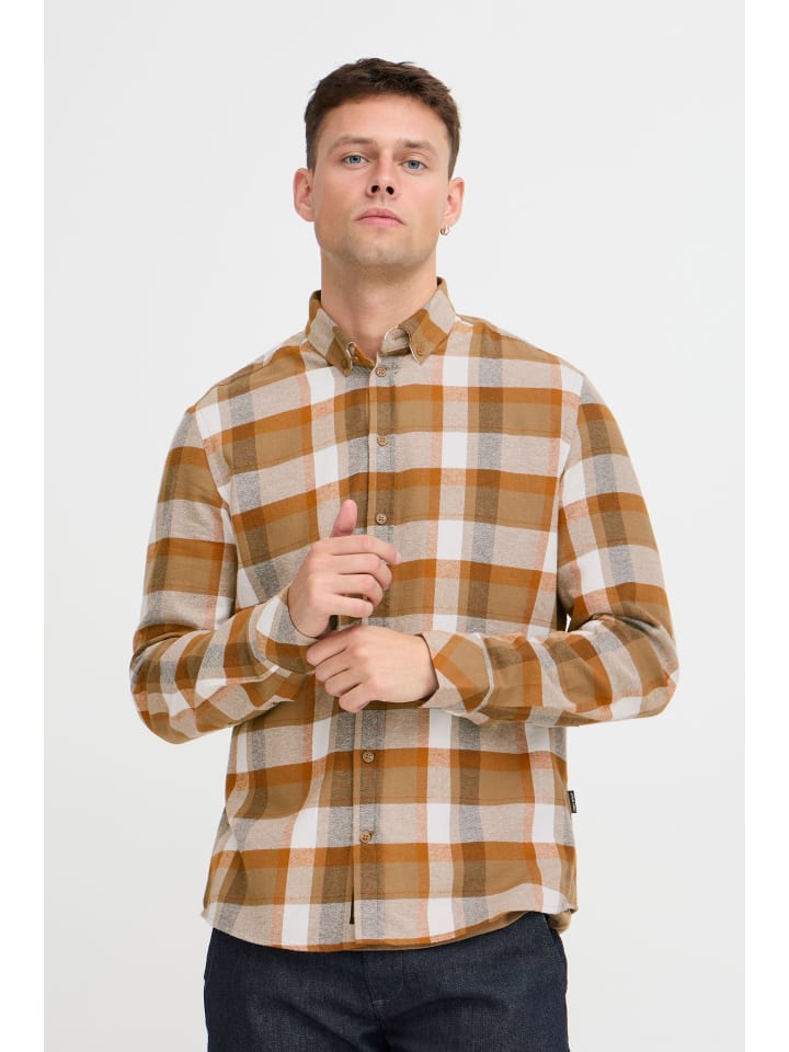 

Рубашка BLEND Langarmhemd BHShirt 20718192, коричневый