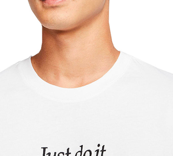 Футболка sportswear short sleeve 'jdi letter white' Nike, белый — фото 4
