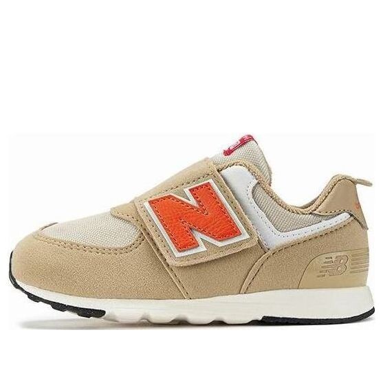 

Кроссовки 574 на липучке New Balance, коричневый