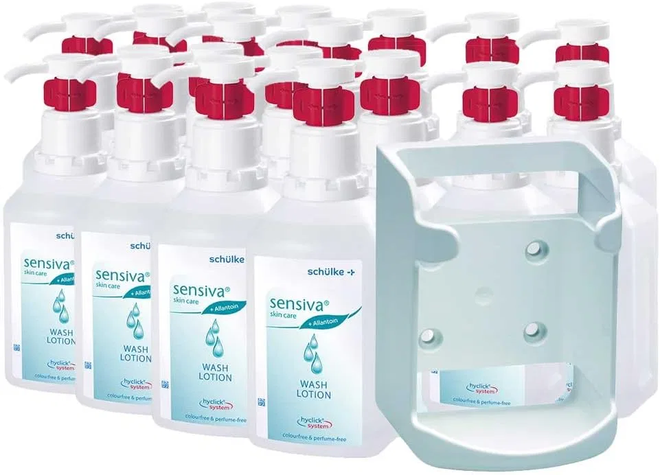 Набор лосьона для мытья Sensiva Wash Lotion Hyclick 20 x 500 мл с настенным дозатором Schülke