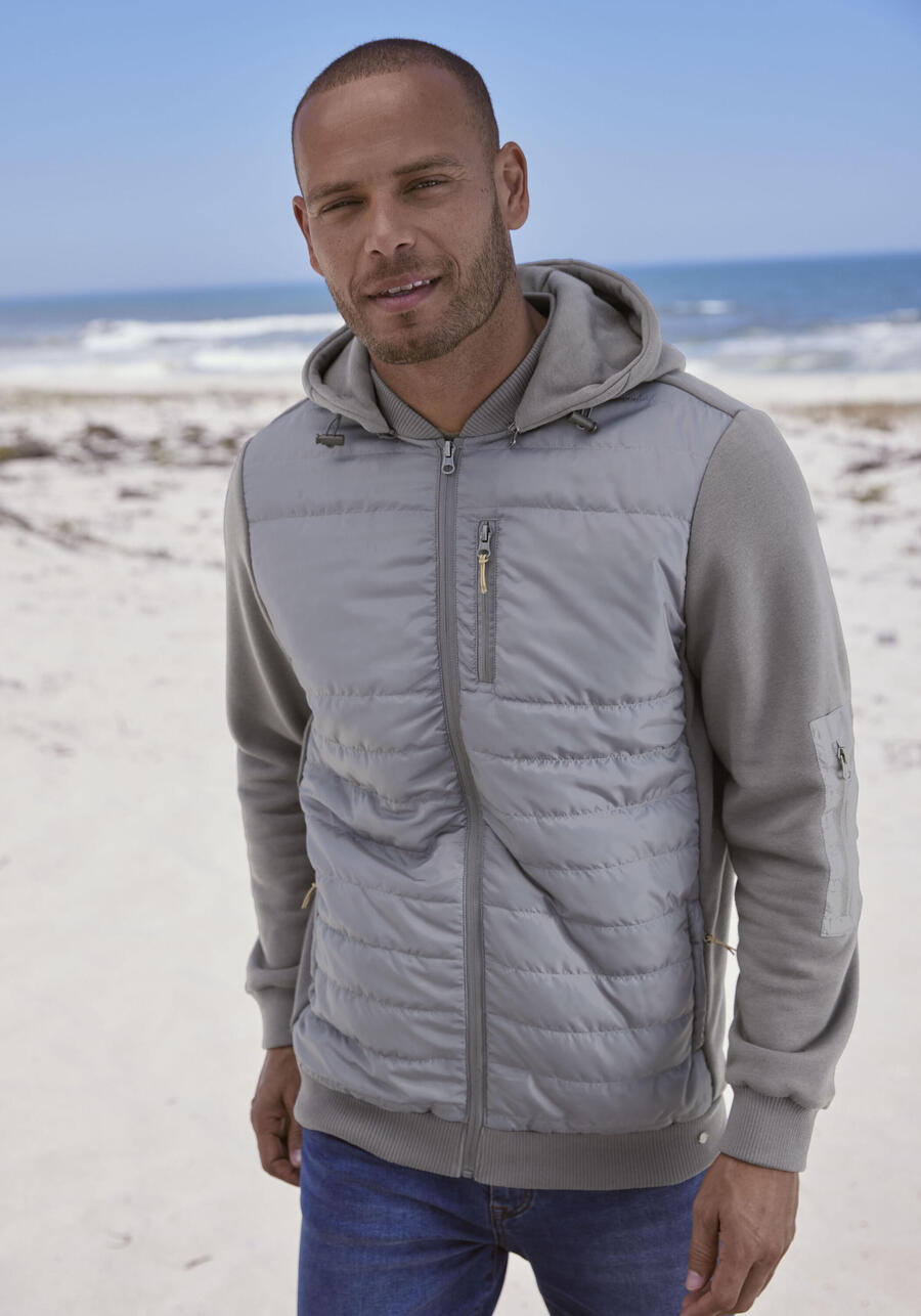 

H.I.S Мужская флисовая куртка с капюшоном