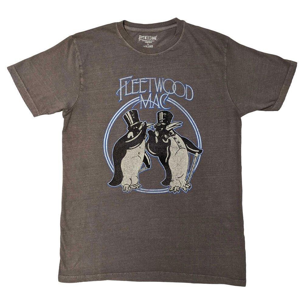 

Футболка с пингвинами Fleetwood Mac, серый
