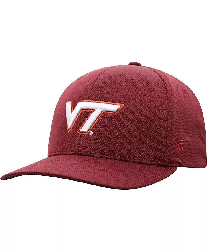 

Мужская темно-бордовая кепка с логотипом Virginia Tech Hokies Reflex Flex Hat Top Of The World, красный