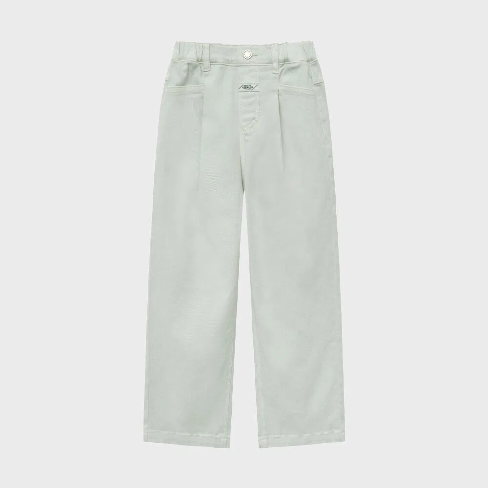 Детские мятные джинсы Enfant Couleur от Marithé Kids