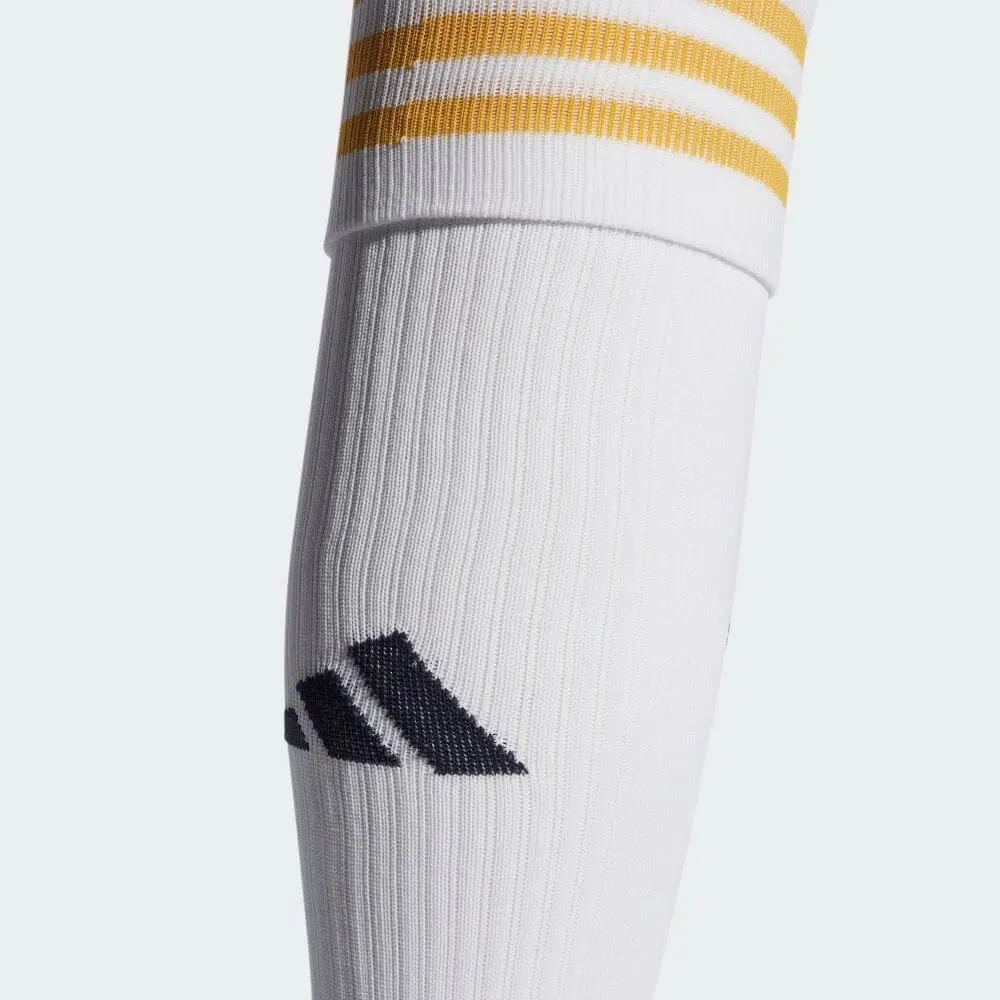 Adidas Мужские футбольные носки, 1 шт, белые — фото 3