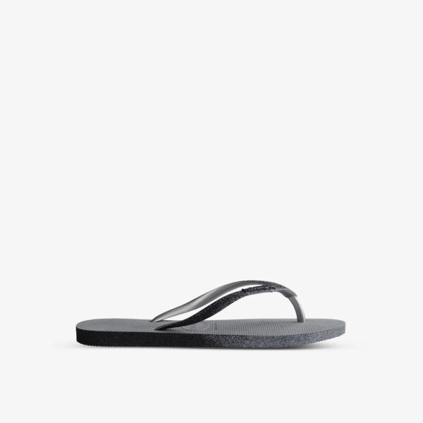 

Резиновые шлепанцы Slim Sparkle II Havaianas, серый