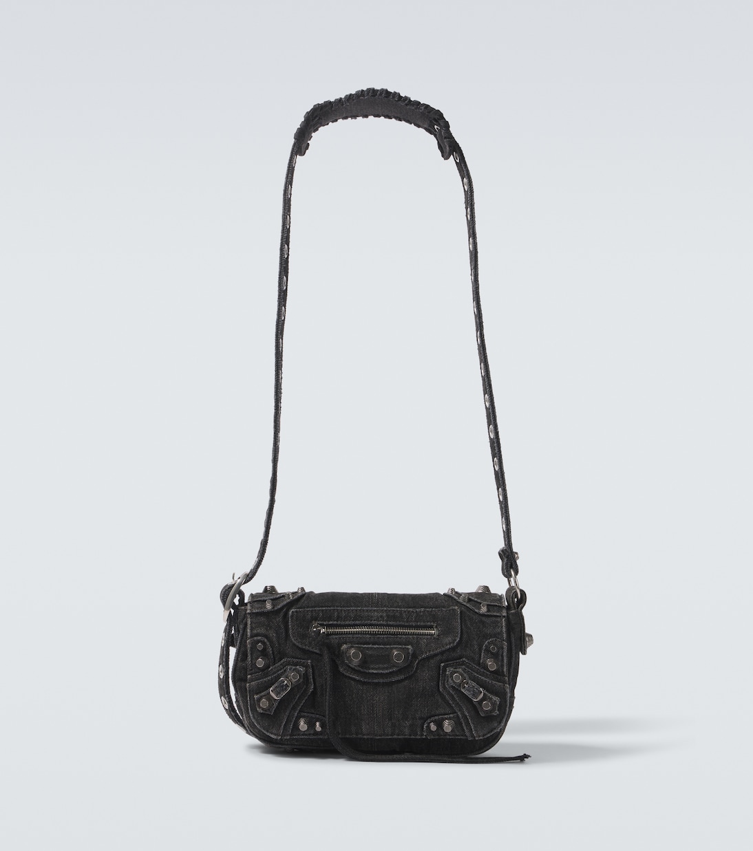 

Le Cagole XS джинсовая сумка через плечо Balenciaga, Charcoal Black