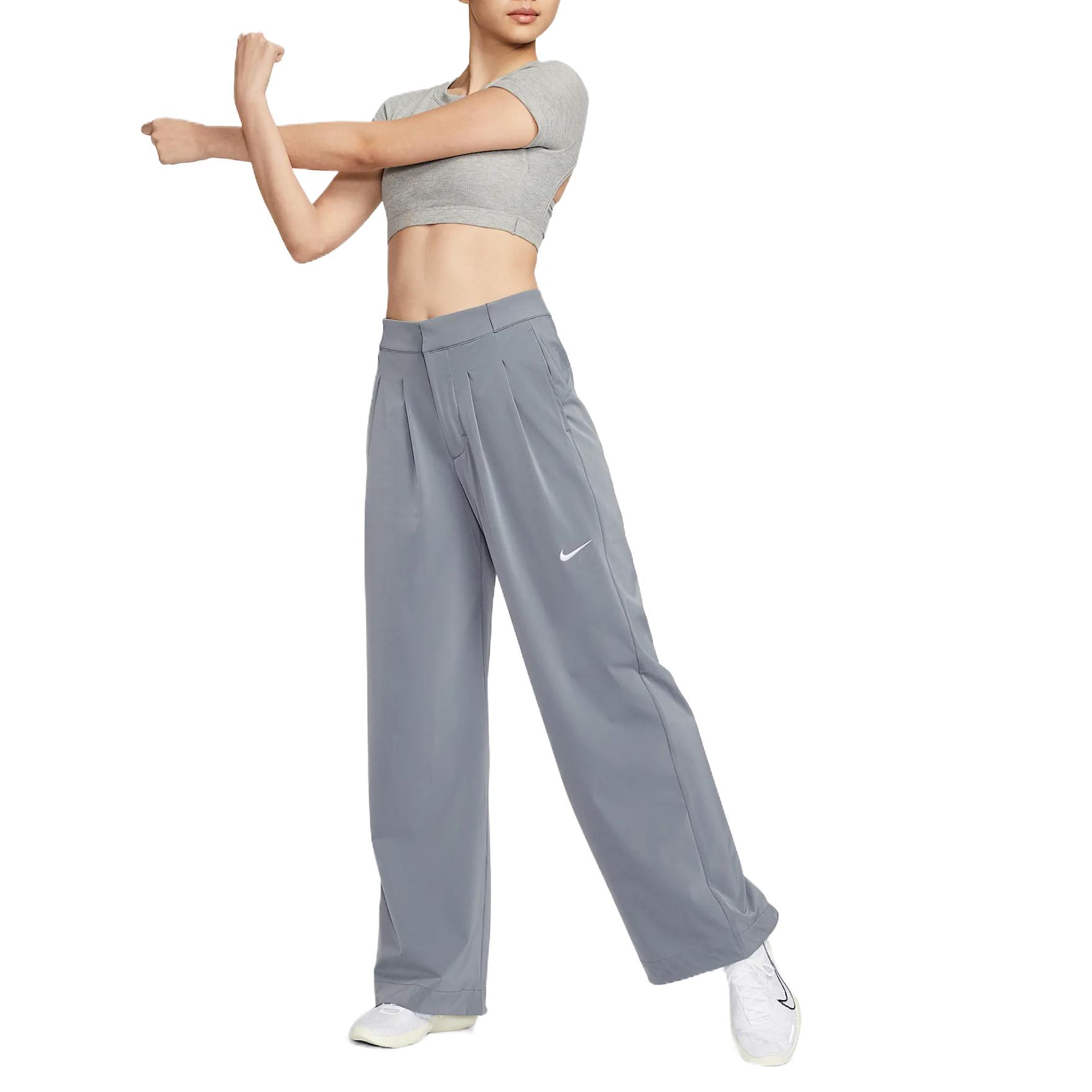 Женские повседневные брюки Dri Fit Cool Gray Nike, серый — фото 4