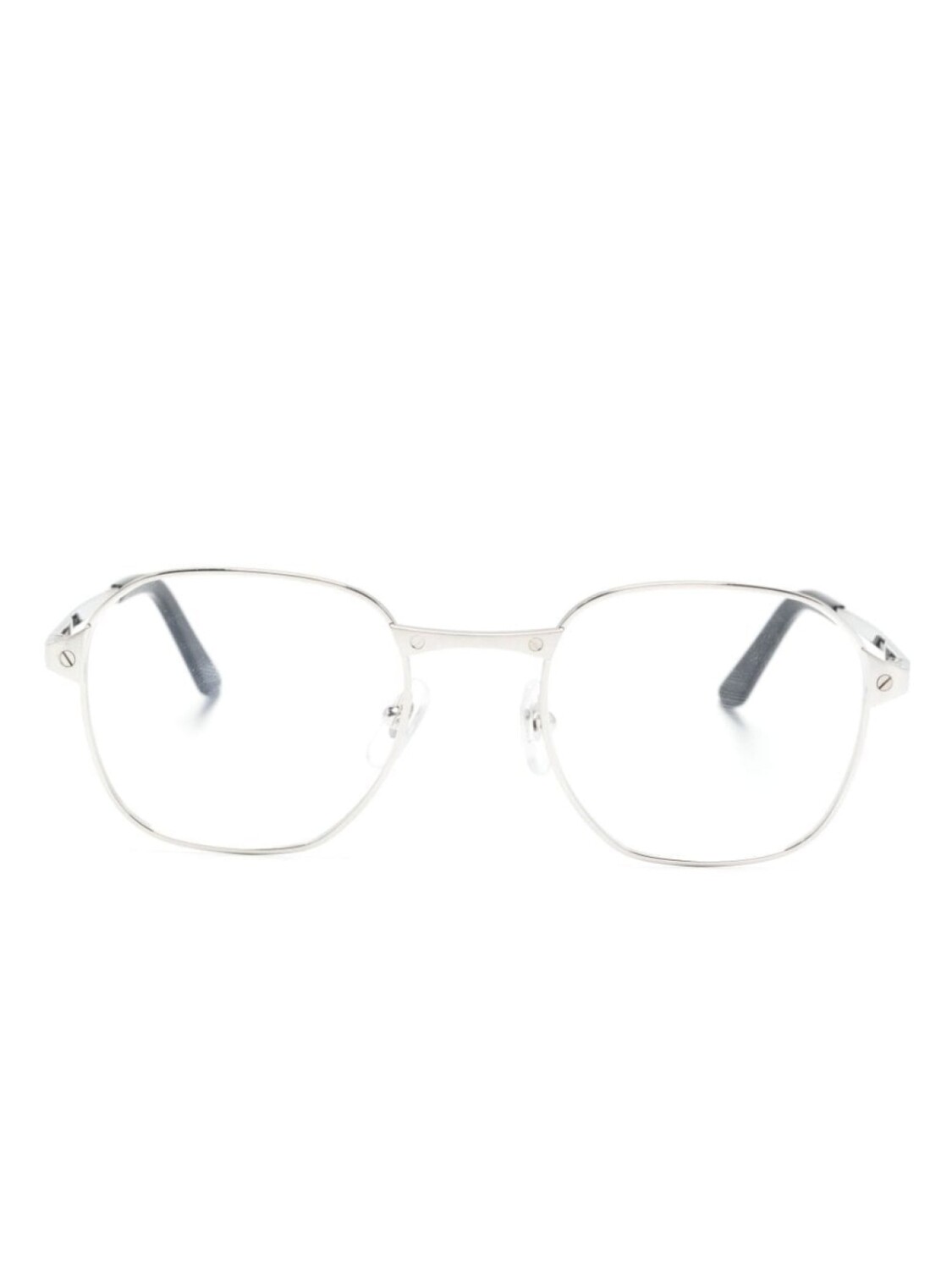

Cartier Eyewear очки CT0441O в квадратной оправе, серебристый