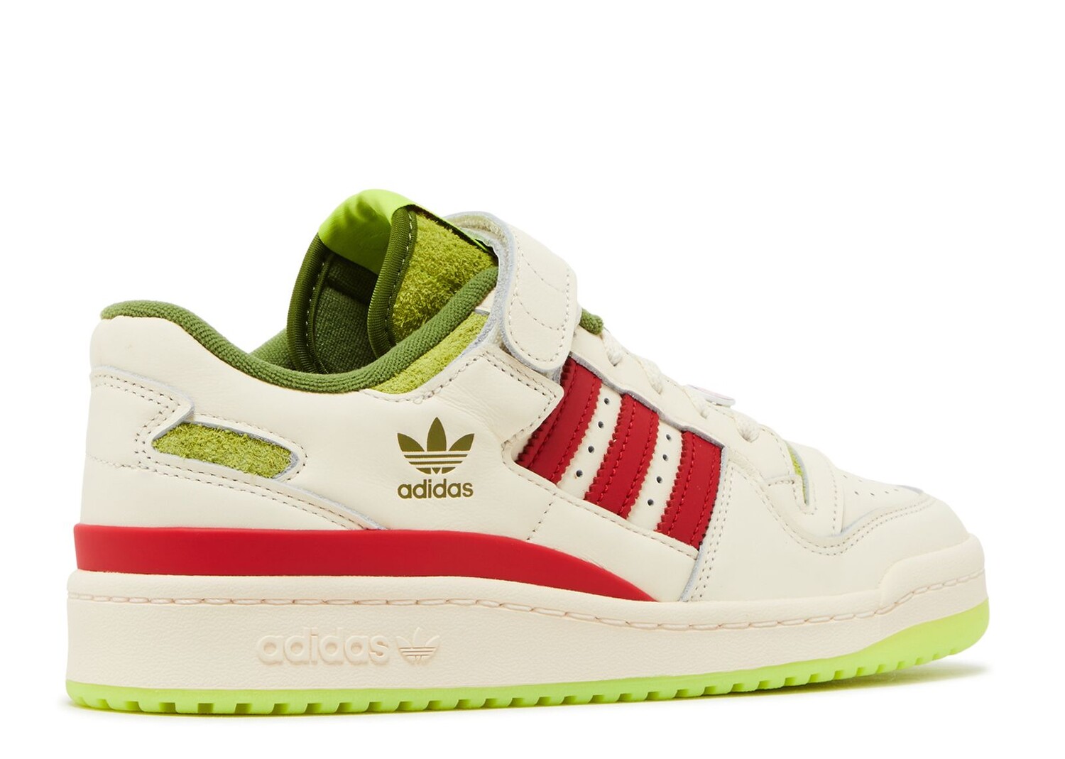 Кроссовки adidas Dr. Seuss X Forum Low 'The Grinch - Cream White', кремовый — фото 3