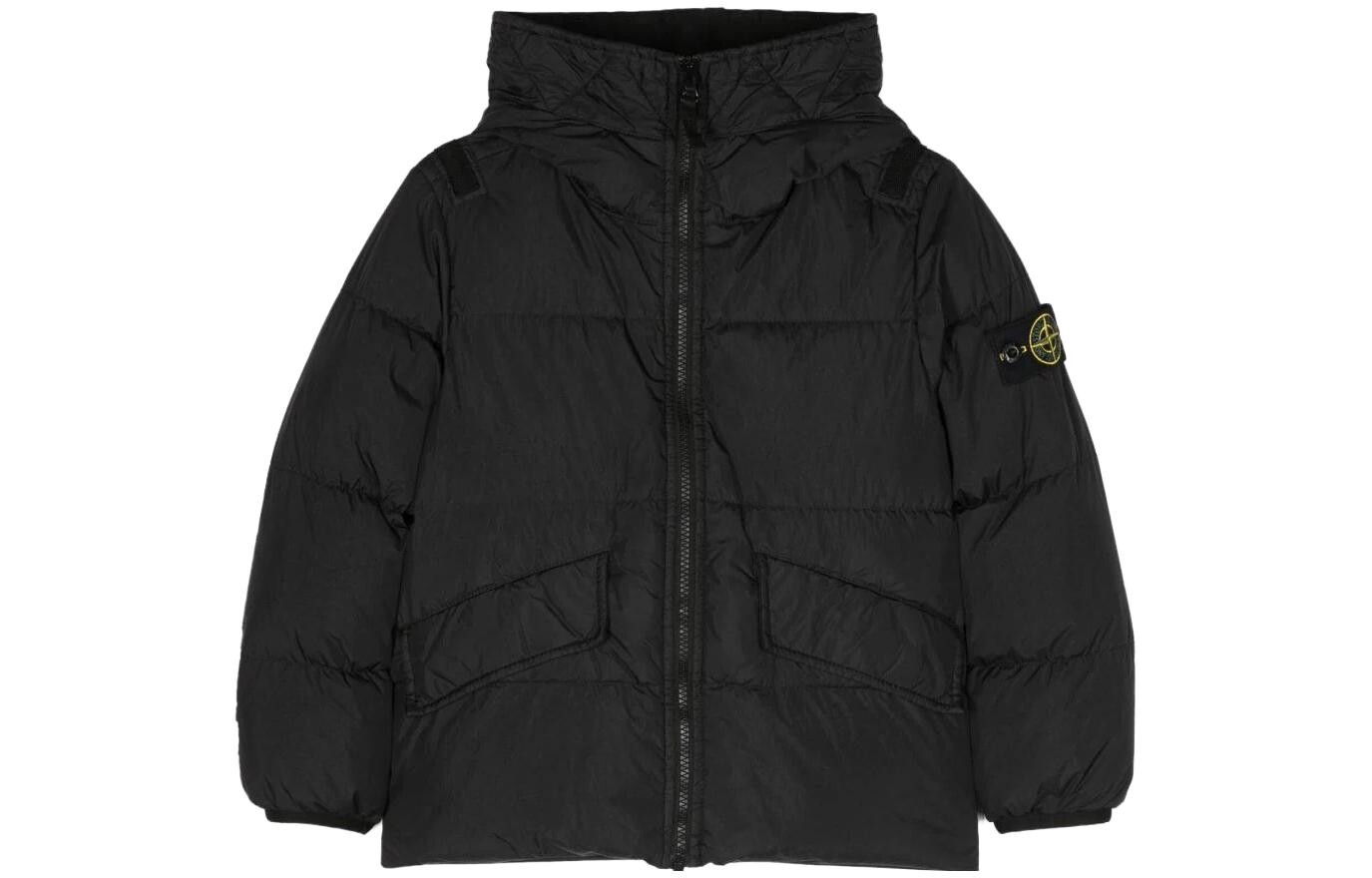 

Детские пуховики/жилеты Stone Island, черный