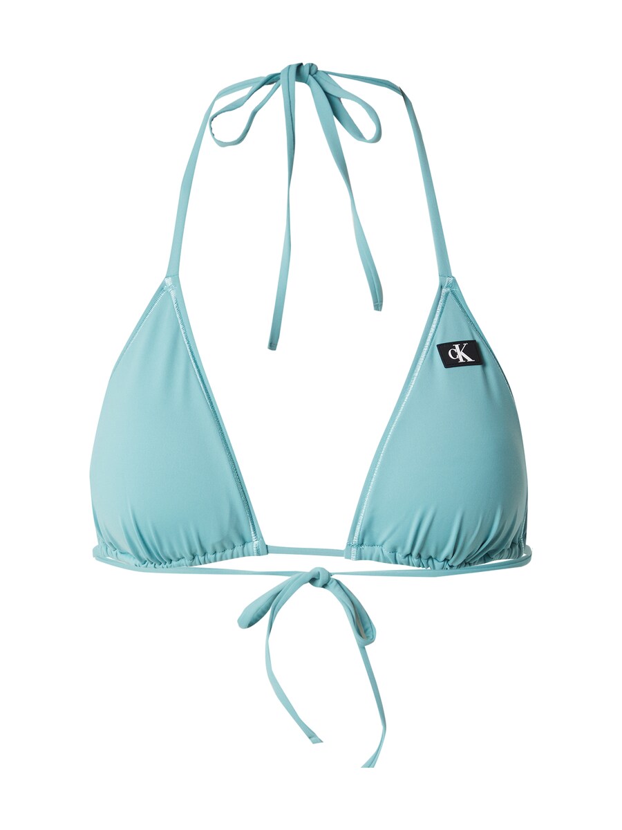 

Треугольный бикини-топ Calvin Klein Swimwear, пастельный зеленый