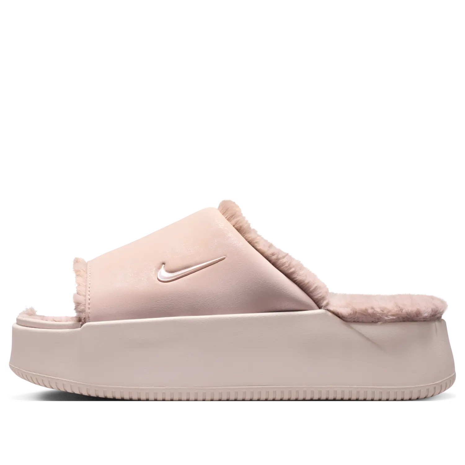 Шлепанцы (WMNS) Nike Calm Elevation Fur Slide 'Silt Red Malt'