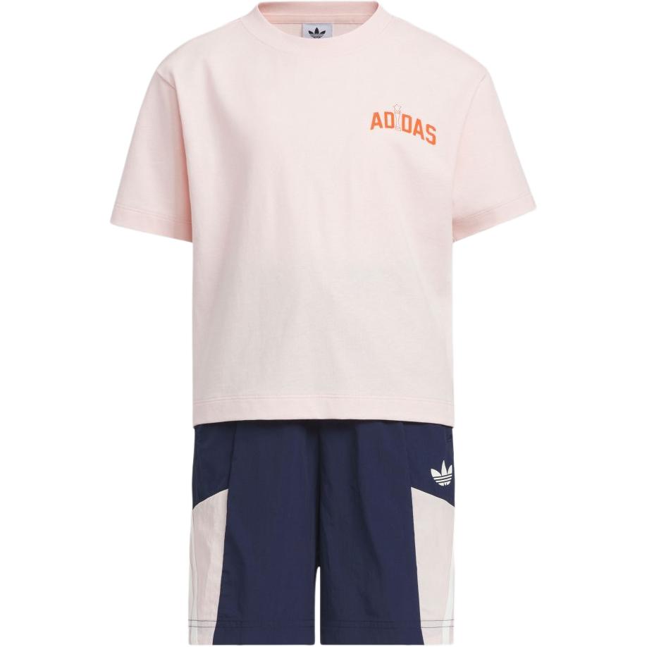 Adidas Originals Повседневная спортивная одежда light pink/dark indigo для детей 3-7 лет — фото 3