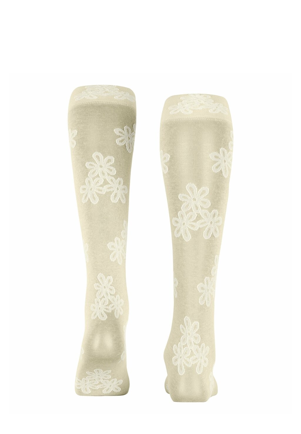

Носки выше колена ICE FLOWER FALKE, кремовый