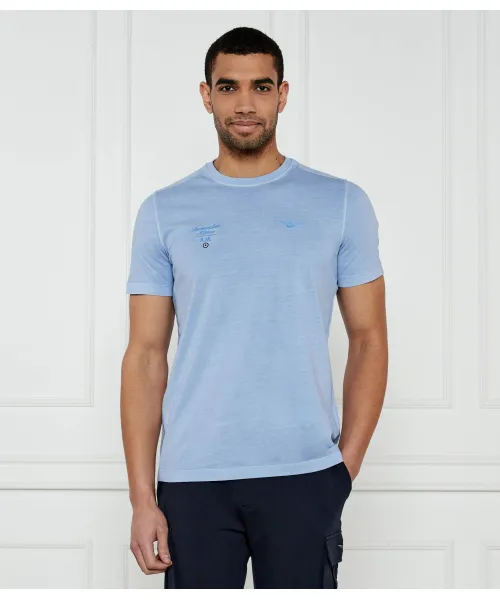

Футболка Regular fit Aeronautica Militare, синий