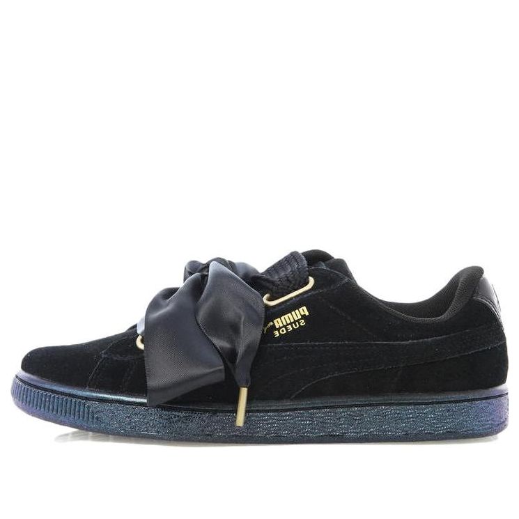 

Кеды PUMA Suede Heart Satin Black, синий