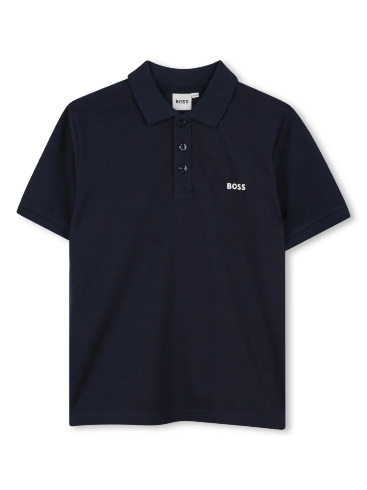 

BOSS Kidswear рубашка поло с логотипом, синий