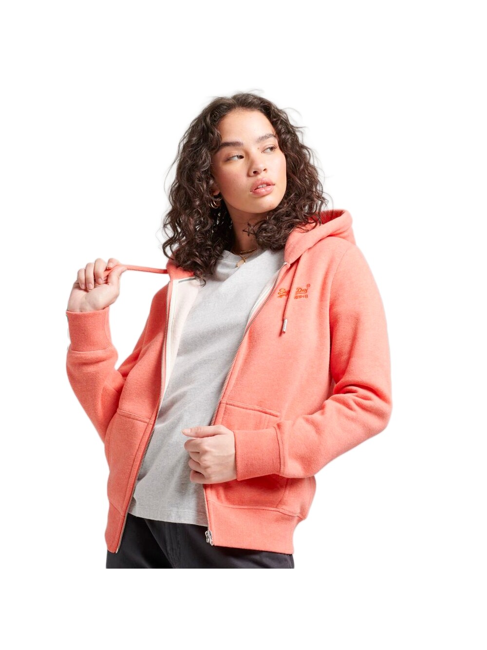 

Толстовка с винтажным логотипом Guess, розовый