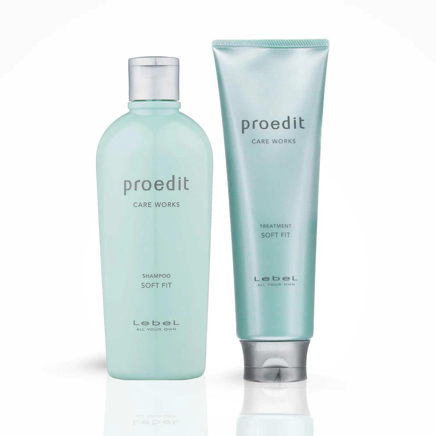 Японский набор для ухода за волосами Lebel Proedit Moisture & Softness: шампунь и бальзам Soft Fit Generic