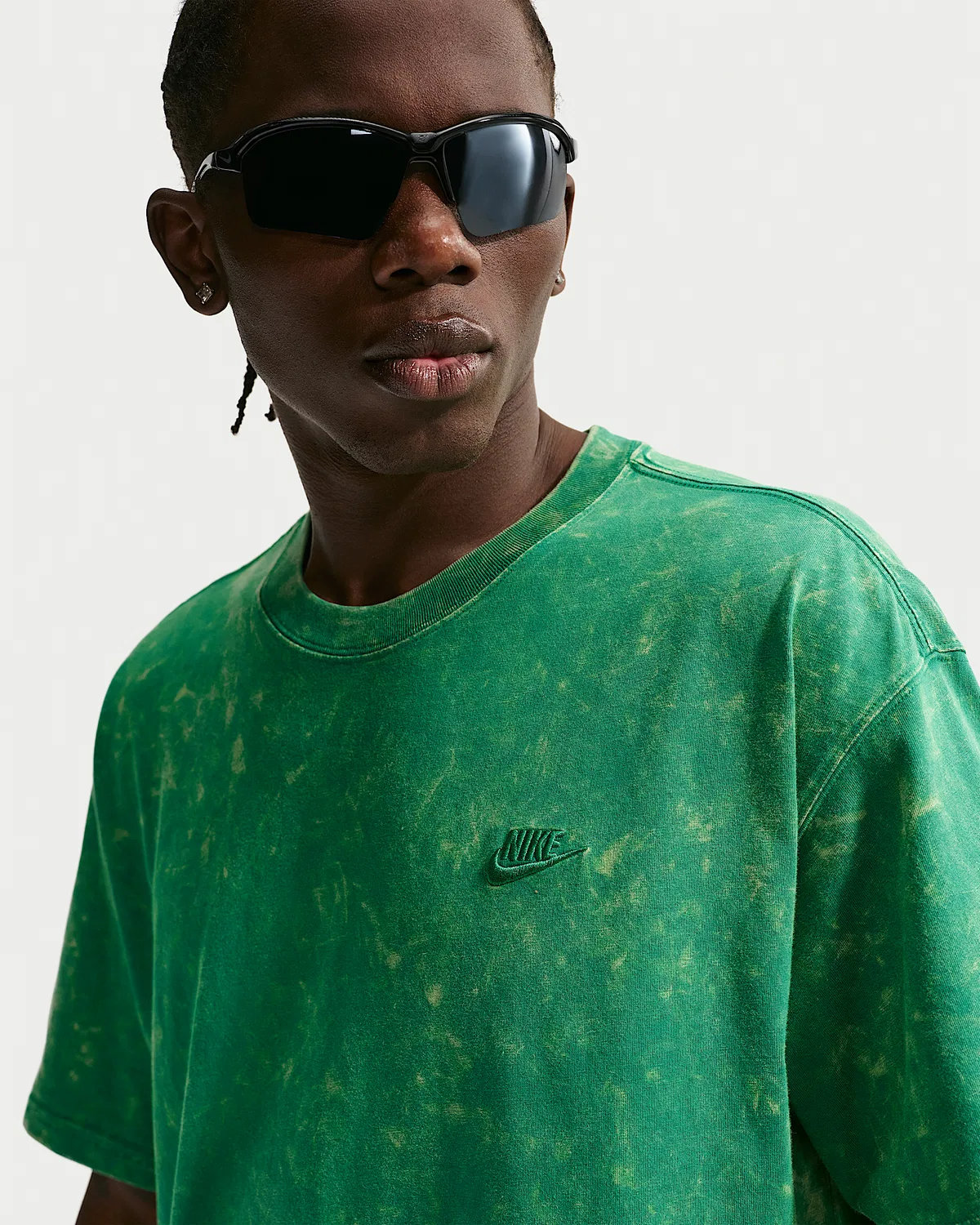 Мужская футболка Nike Sportswear Vintage-Washed, Malachite/Malachite — фото 3