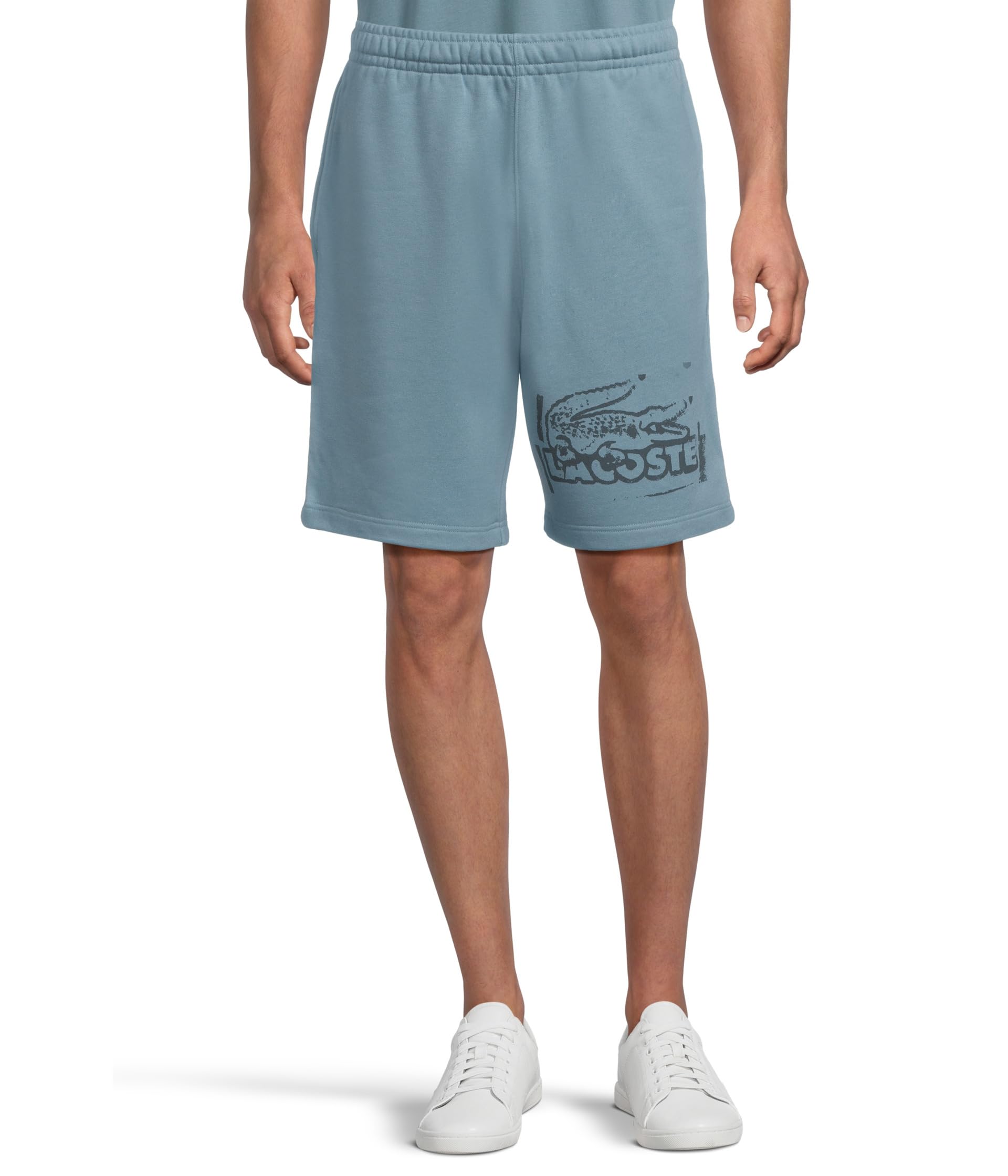 

Шорты Lacoste Regular Fit Spray Paint Shorts, Limestone/Falcon