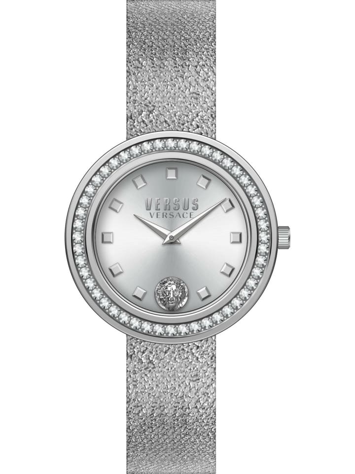 

Versace Аналоговые женские часы серебристого цвета