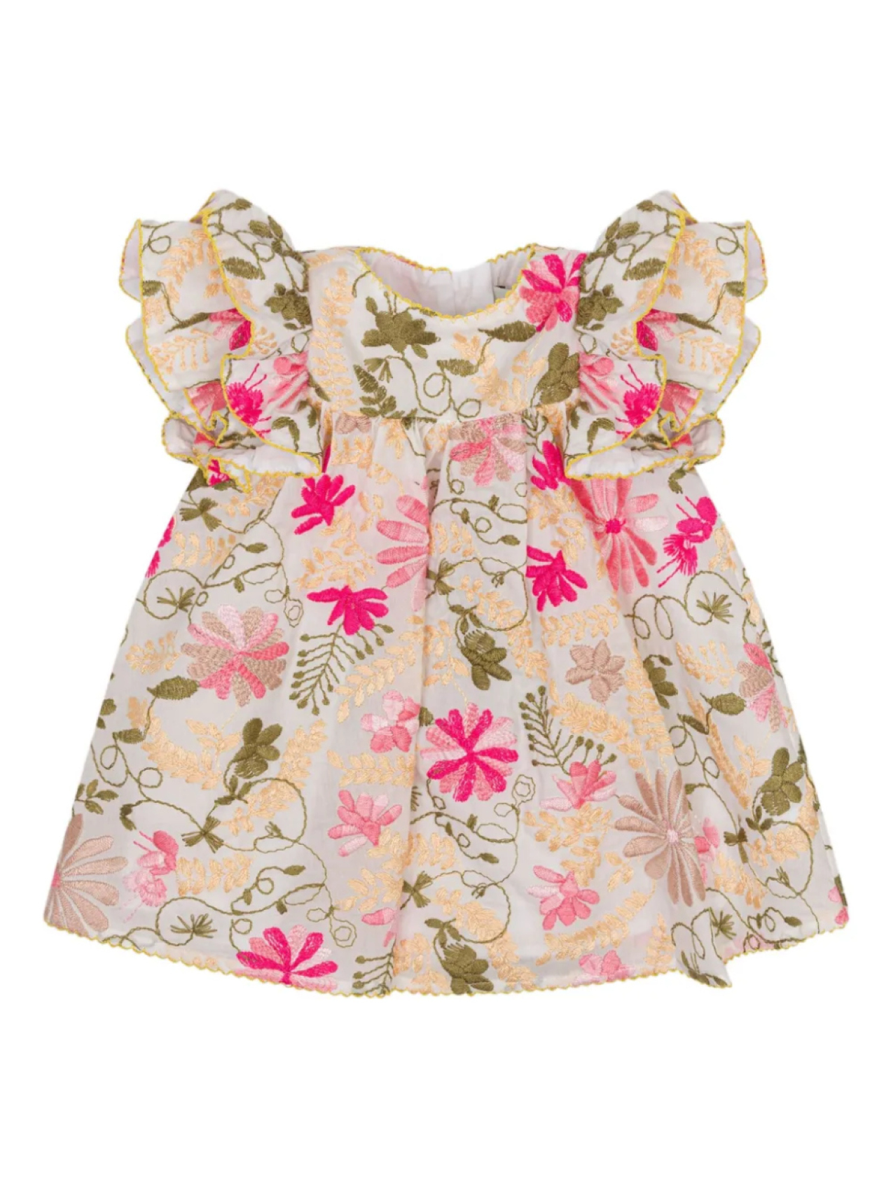 

Вышитое платье ETRO KIDS, розовый