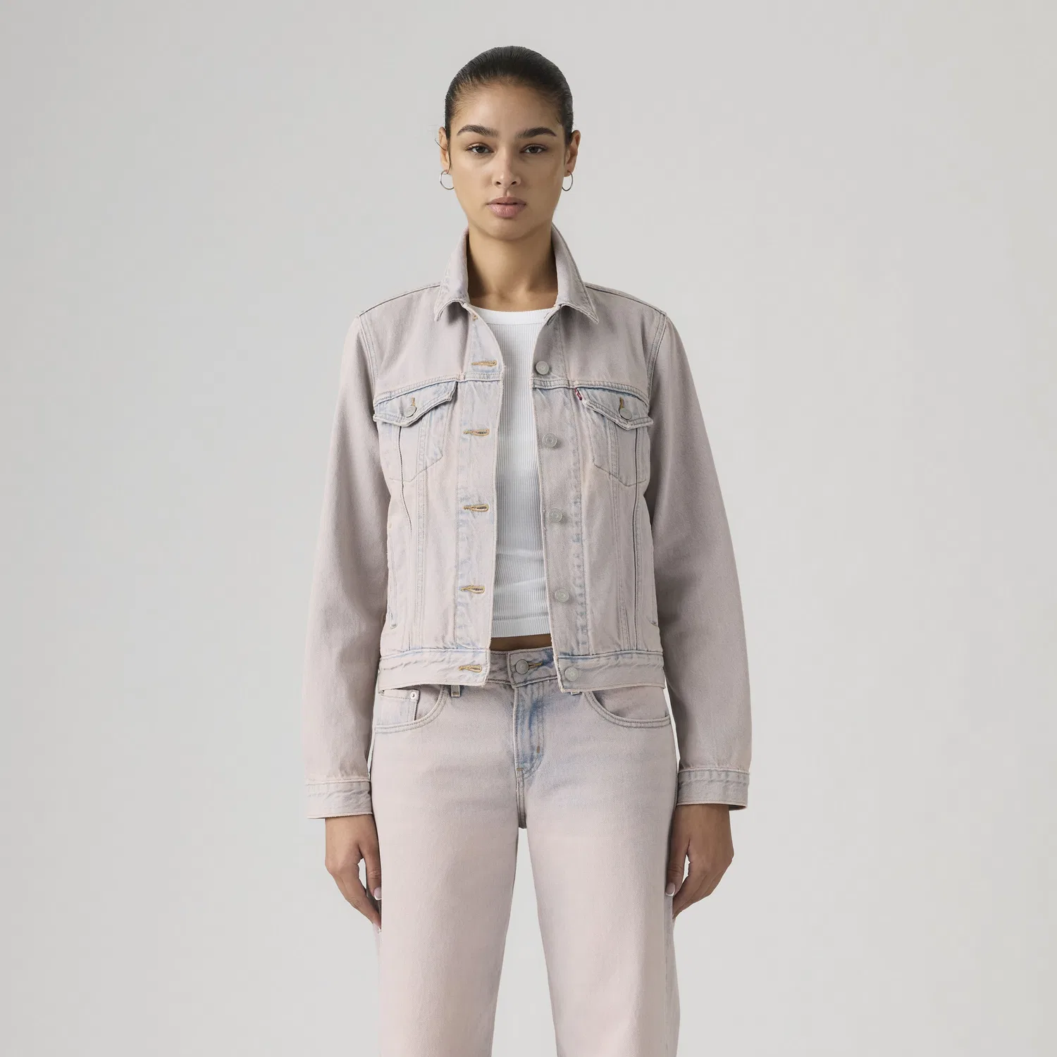 Оригинальная куртка дальнобойщика Levi's, Pink — фото 3