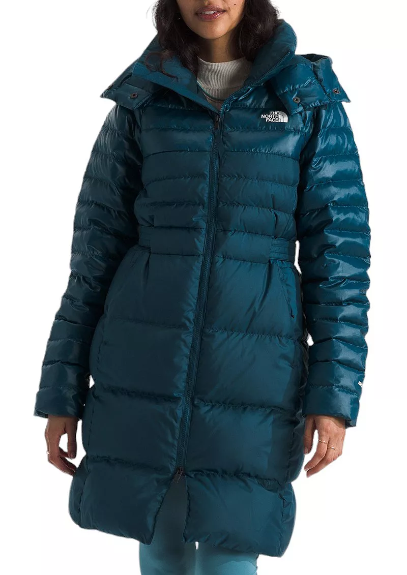 

Женская рубиновая парка The North Face, цвет Midnight Petrol