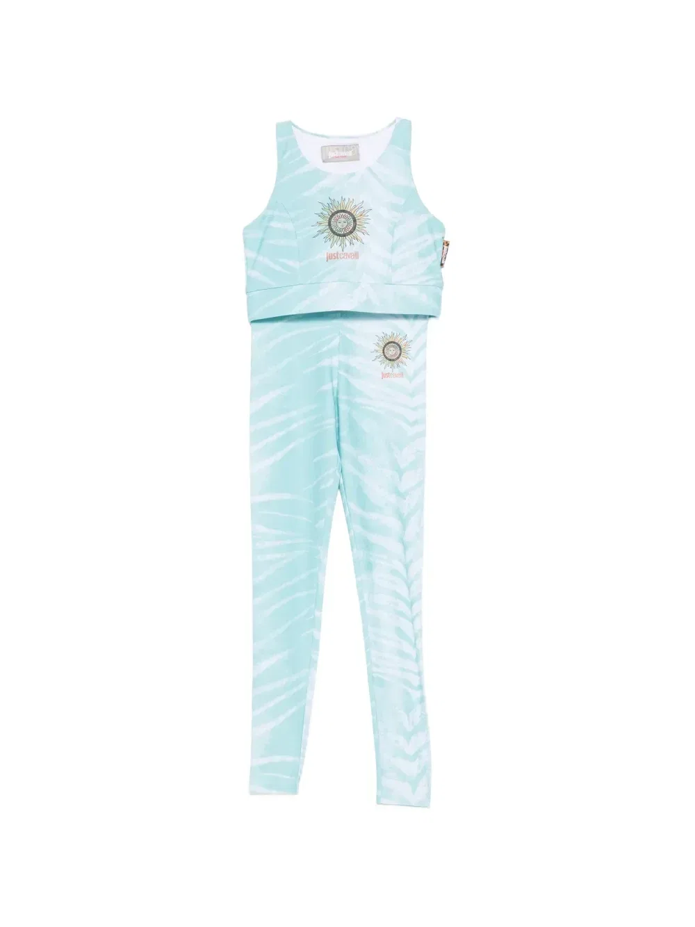 Спортивный костюм с тигровым узором Just Cavalli, синий