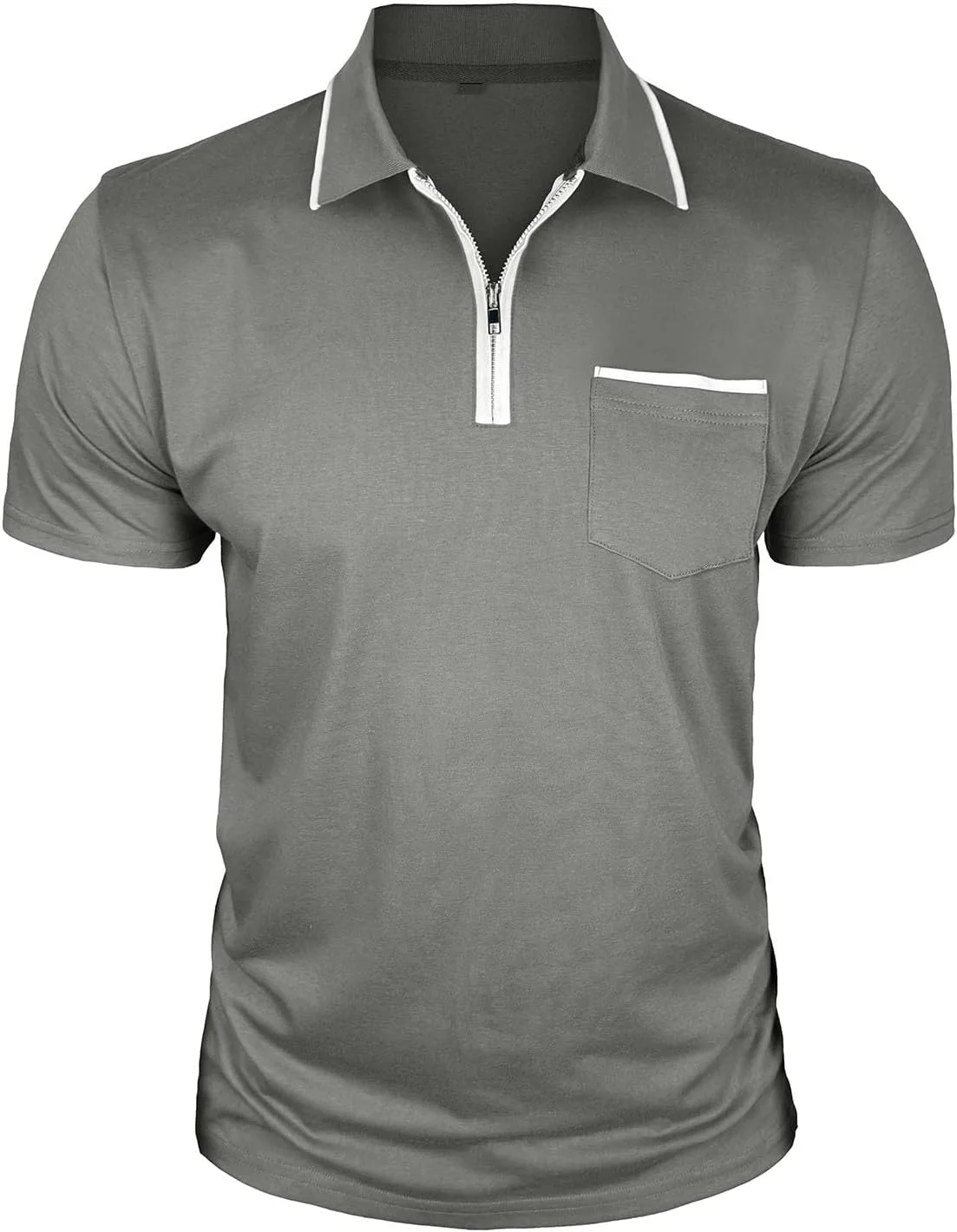 

Мужская футболка с воротником и молнией на четверть для тренировок и гольфа Cambkatl