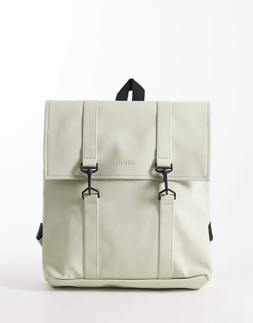 

Светло-зеленый водонепроницаемый мини-рюкзак Rains 13310 MSN