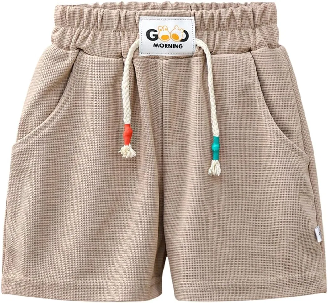 Шорты спортивные хлопковые с утяжкой, Generic, цвет Khaki