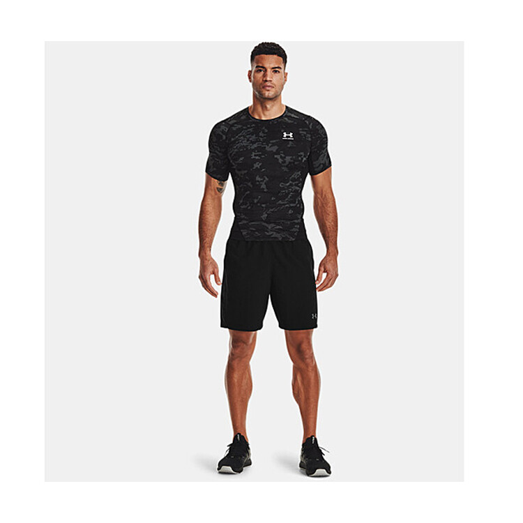 Мужская футболка Under Armour, Черный/Лимонный яд/Цапля — фото 3