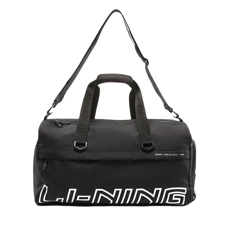 

Полиэстеровая дорожная сумка унисекс разноцветная LINING, черный