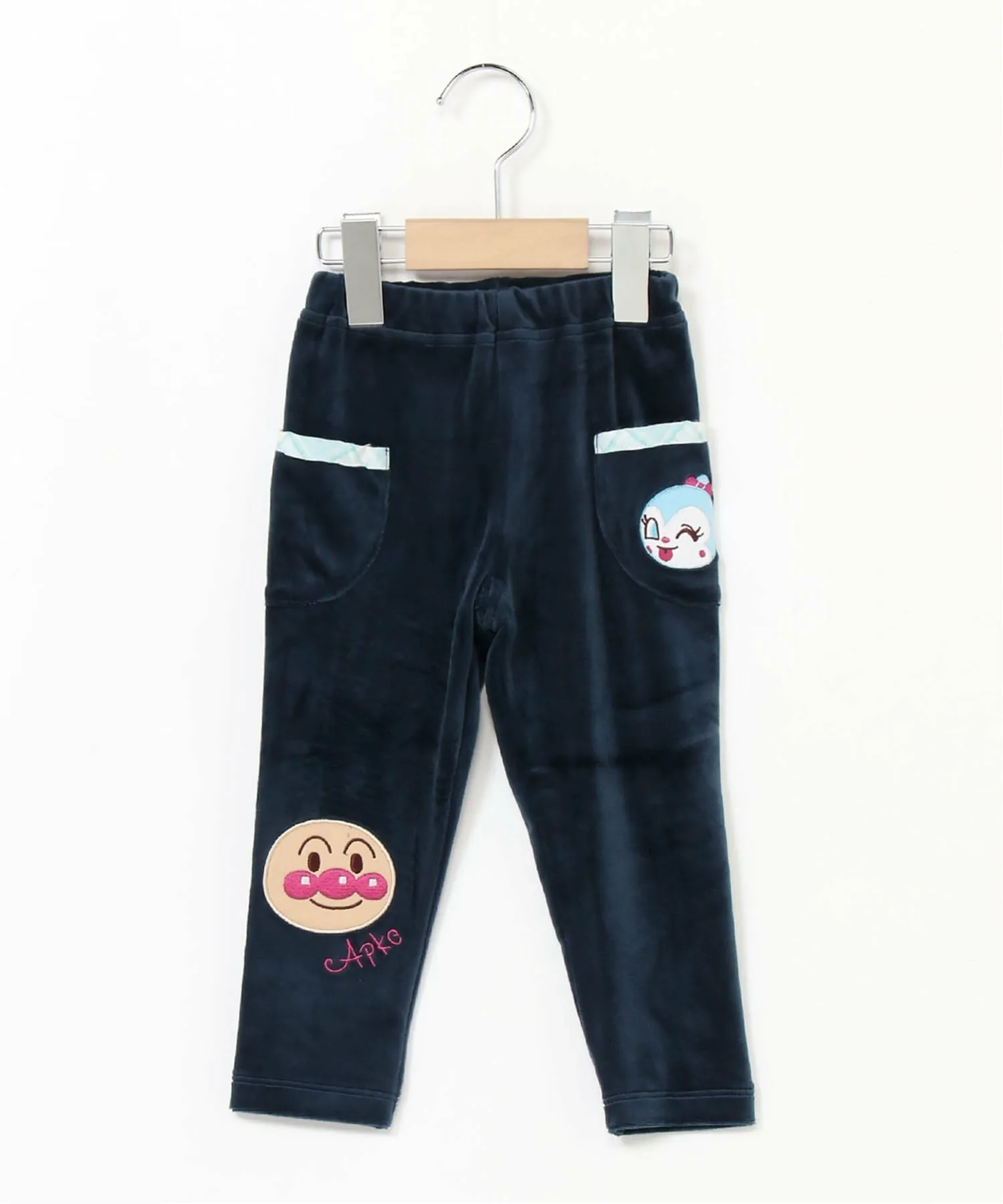 Детская коллекция ANPANMAN / (K) Леггинсы Fellore с аппликацией в виде лица Anpanman Kids Collection, Navy — фото 2