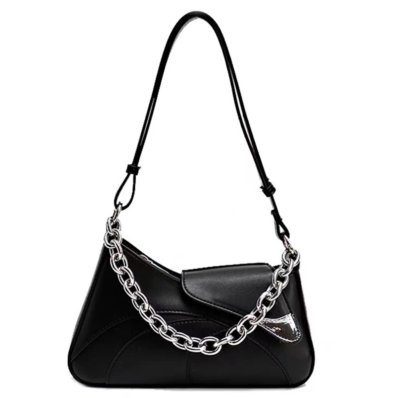 

NOMK НОМК Женская сумка через плечо, Черный + Зимний подарочный пакет ограниченной серии