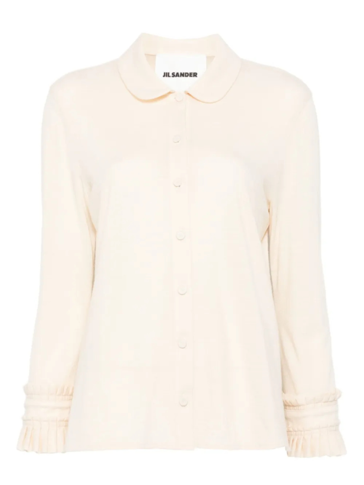 

Jil Sander рубашка из смесовой шерсти, нейтральный