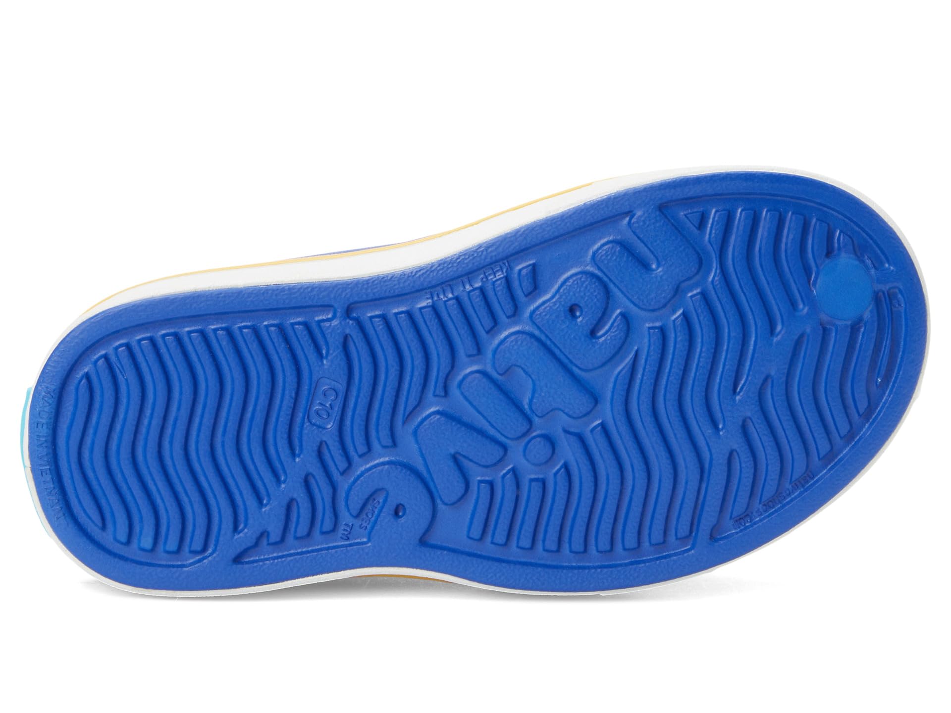 Кроссовки Native Shoes Kids Miles Slip-On, цвет UV Blue/Shell White — фото 3