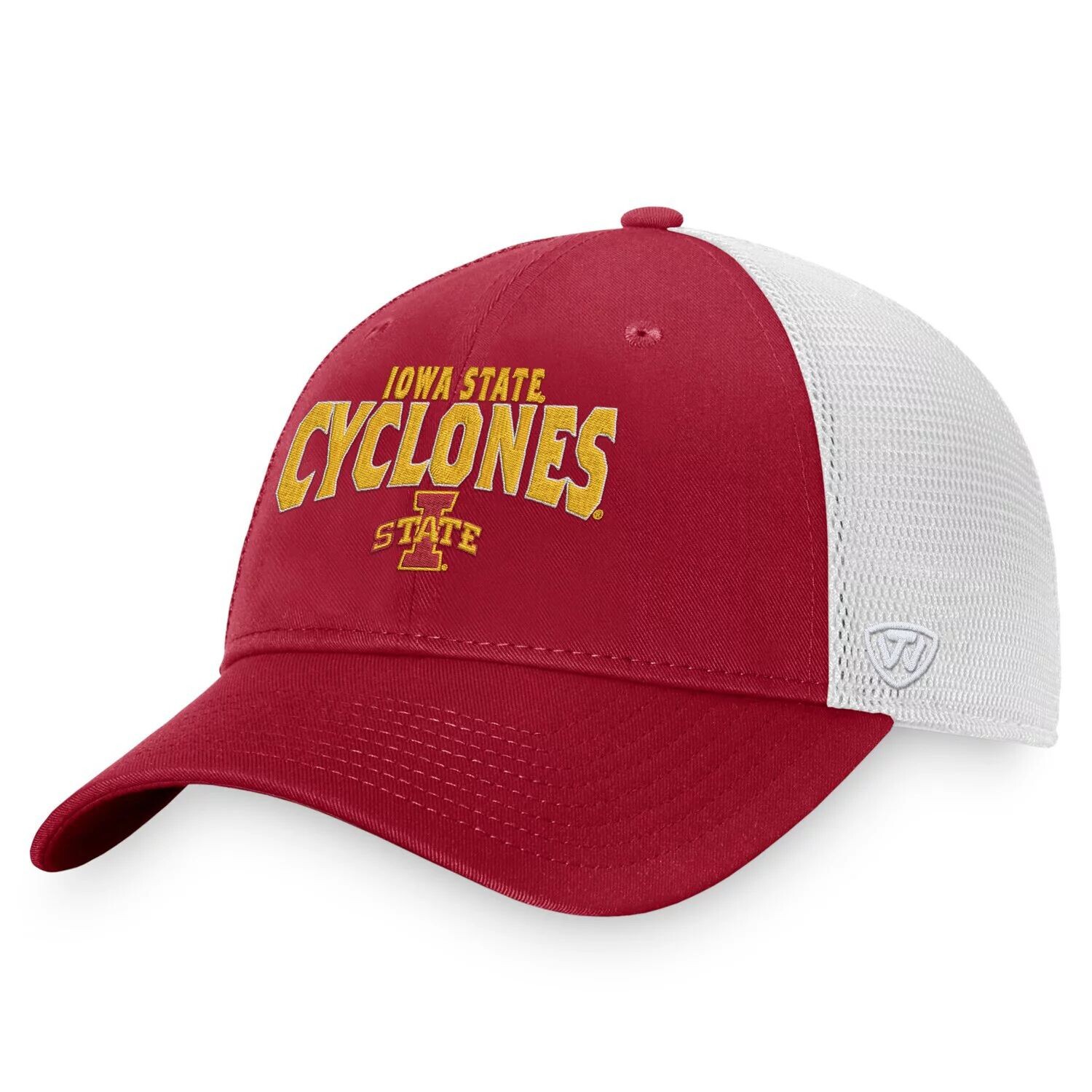 

Мужская кепка Top of the World Cardinal/White Iowa State Cyclones Breakout Trucker Snapback