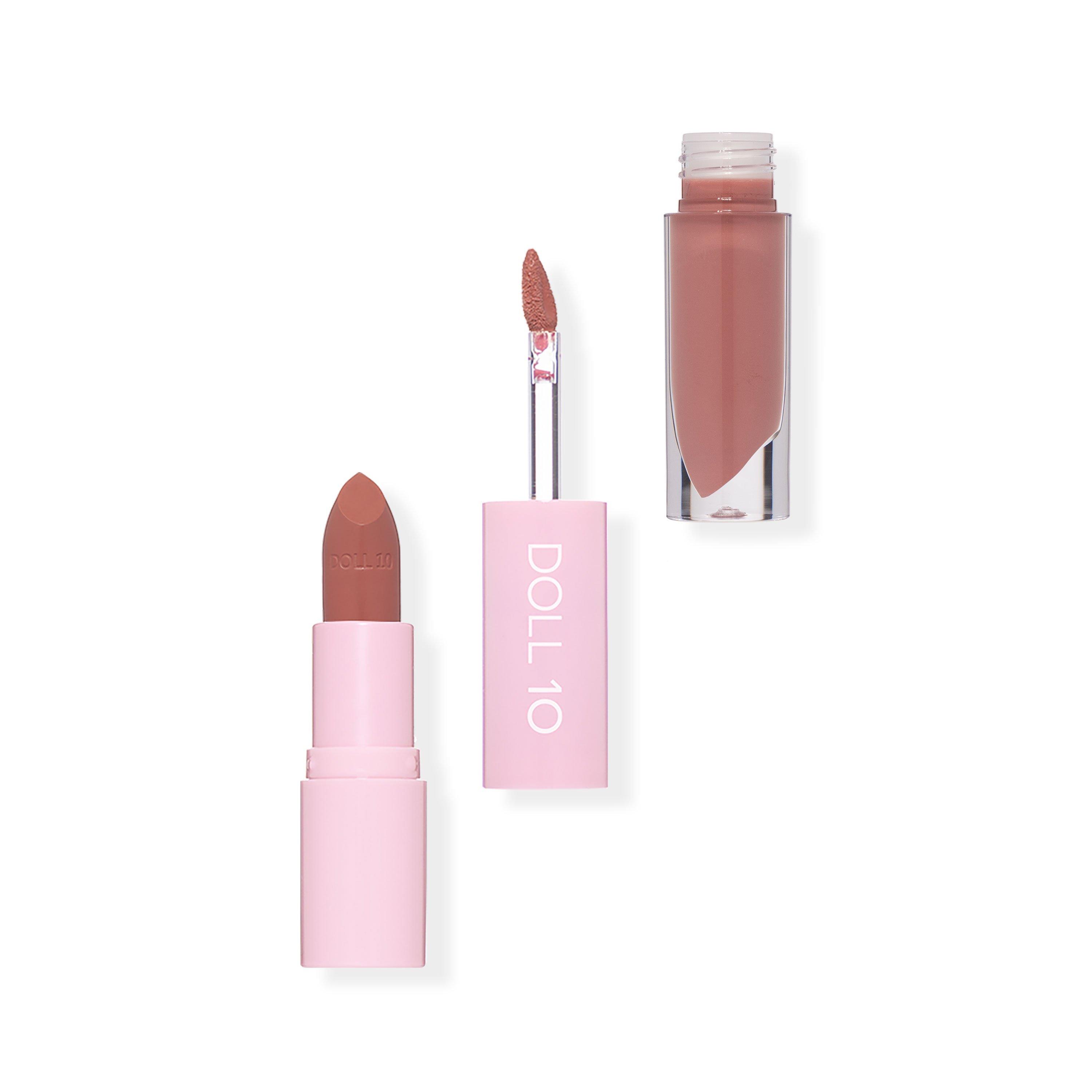 

Блеск для губ Doll Skin Nude Lip Wardrobe Doll 10, Cappucino (Warm Brown Pink)