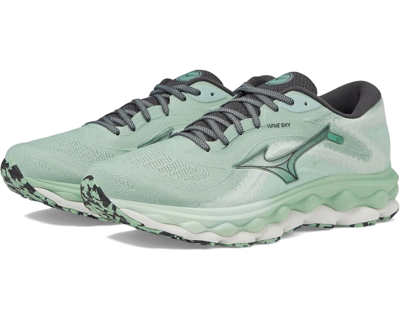 

Мужские кроссовки Mizuno Wave Sky 7 J1GC230253, цвет гранитный, модель DWA2974