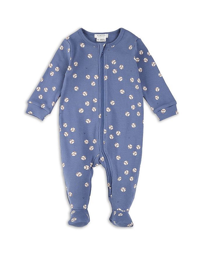 

Футболка бейсбольная с принтом Sleeper Footie для мальчиков - Baby FIRSTS by petit lem, синий