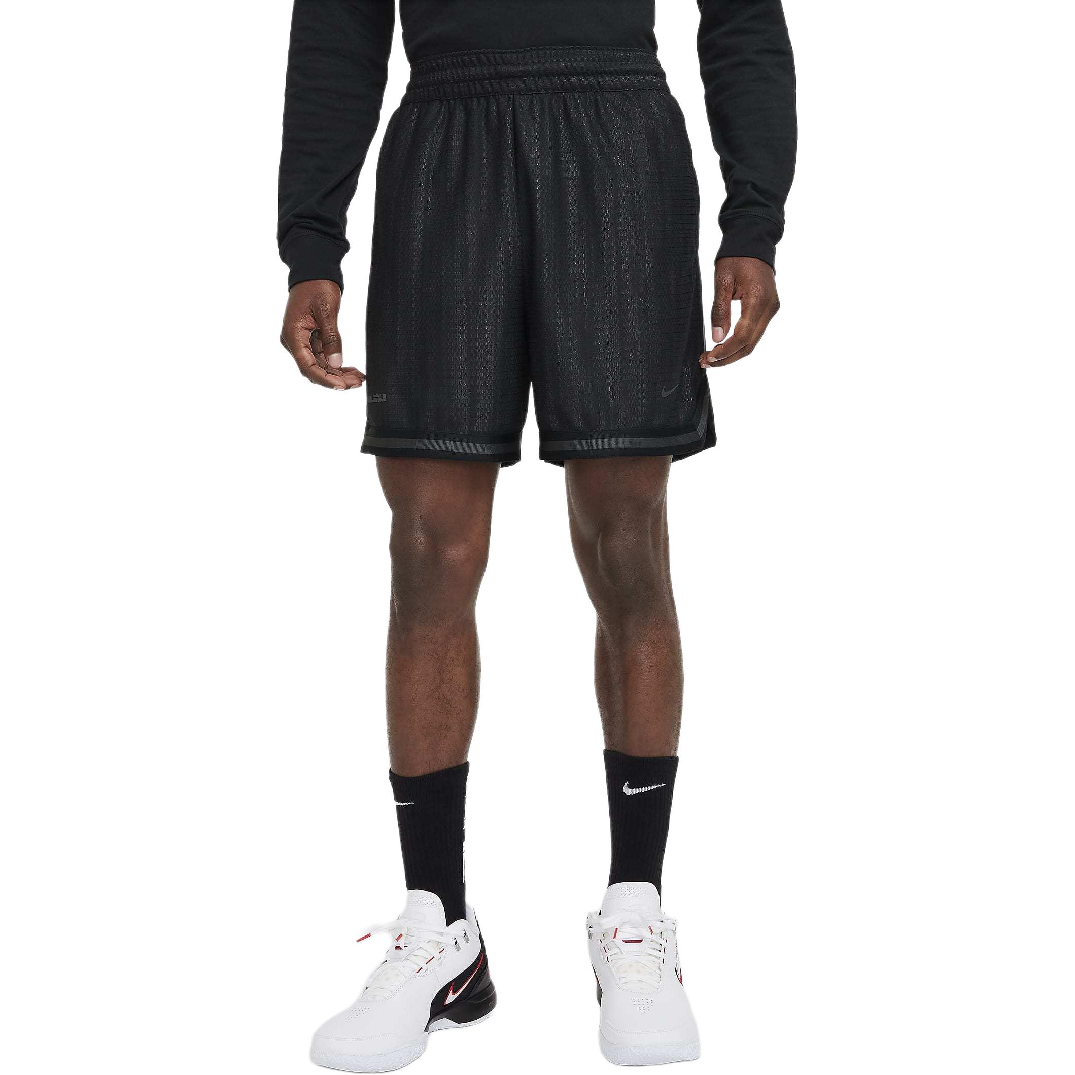 Мужские баскетбольные шорты LeBron Dna 6' 3 в 1 Nike, черный — фото 3