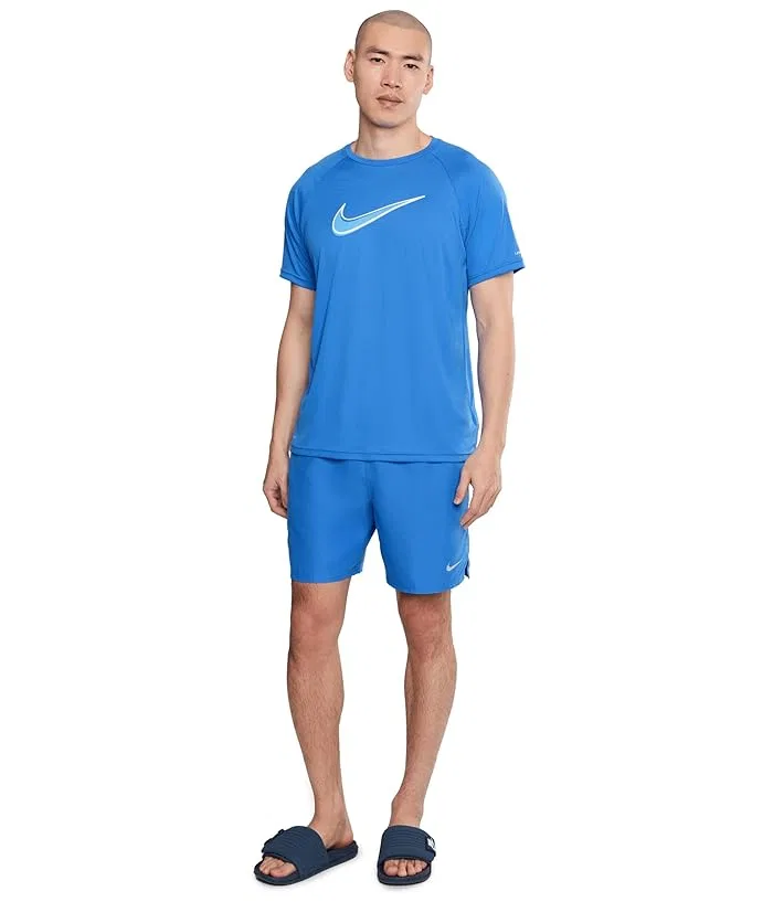 Плавки Breaker Tipped Waist 7" Nike, Blue Crystal — фото 2