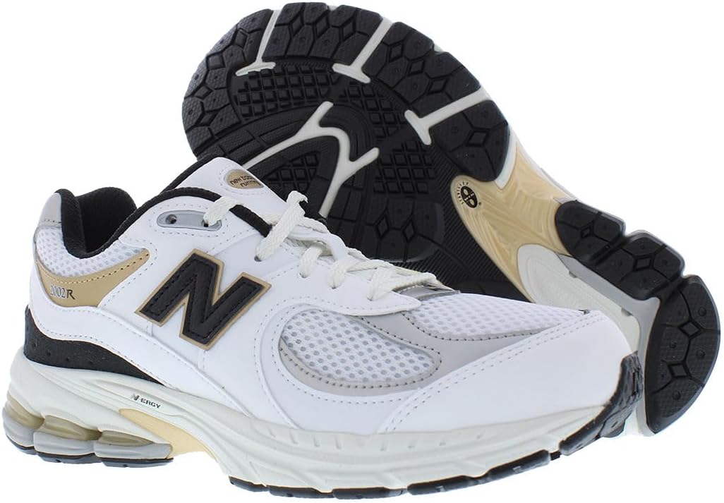 Кроссовки New Balance 2002 для мальчиков, белый/черный — фото 4