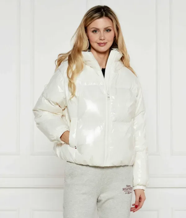 Пуховая куртка NEW YORK loose fit Tommy Hilfiger, экрю