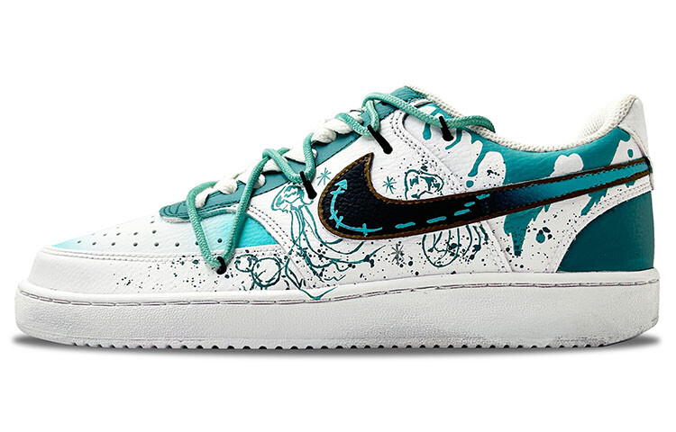 

Кроссовки Nike Court Vision Skateboarding Shoes Men Low-top White/blue, белый